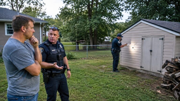 Tennessee Homeowner Fires to Scare Off a Trespasser — Then Police Find the Bullet in a Neighbor’s Storage Shed 200 Feet Away