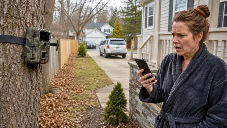 Homeowner Says a Neighbor Pointed a Trail Camera at the Driveway — Then Every Trip From the House Triggered an Alert