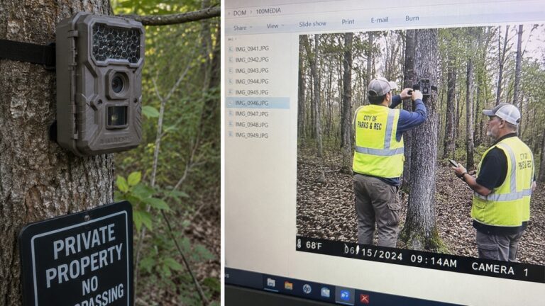 Property Owner Says City Workers Set Up a Game Camera on His Land — Then the SD Card Showed Them Installing It