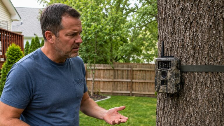 Homeowner Finds a Neighbor’s Trail Camera Tied to a Tree in His Backyard — Then Hears It Was Supposed to Track Deer
