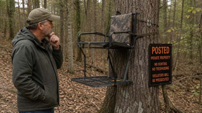 Man Finds a Tree Stand on Posted Land Months Earlier — Then Wonders What to Do Before the Hunter Comes Back