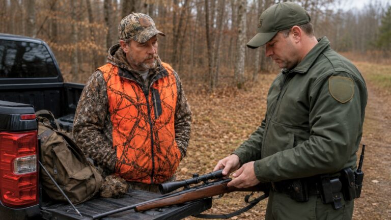 Hunter Wonders Whether a Game Warden Can Inspect Firearms on Private Land During Hunting Season