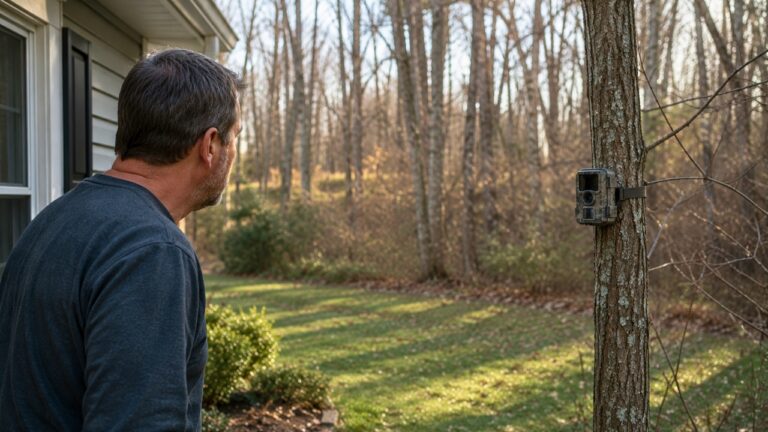 Homeowner Finds a Camera Pointed at the House and Wonders Whether It’s a Hunter’s Trail Cam or Something More Personal