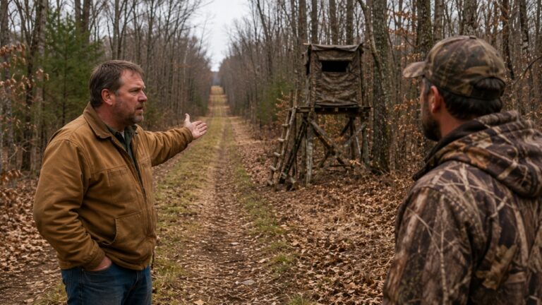 Landowner Says a Neighbor’s Friend Keeps Leaving the Right-of-Way Path to Hunt and Build Makeshift Stands on Private Land