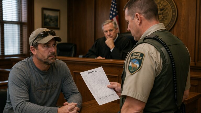 Fisherman Gets Cited After Leaving His License in the Truck — Then Has to Decide How to Plead in Court