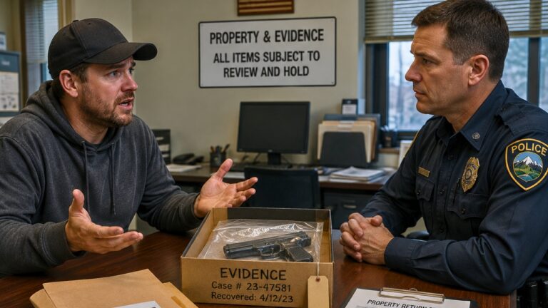 Driver Says Police Recovered His Stolen Handgun Quickly — Then It Stayed in Evidence for More Than a Year