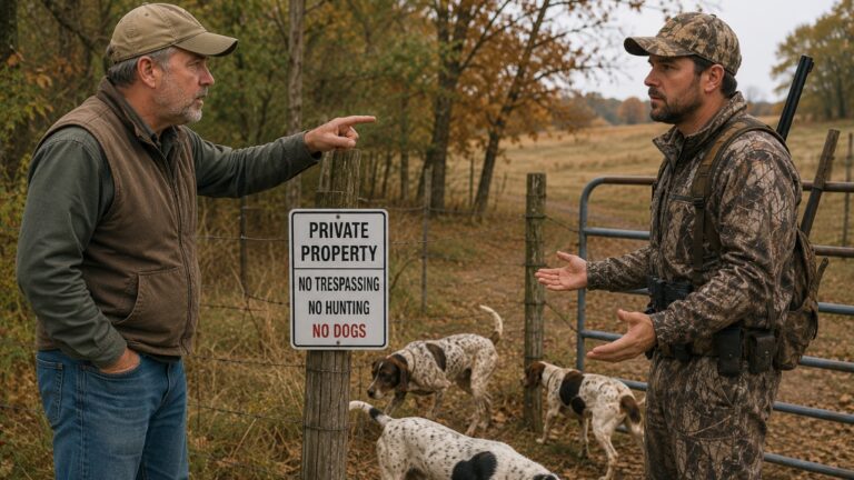 Property Owner Says Hunting Dogs Keep Coming Onto the Land and Killing Animals While Hunters Shoot Nearby