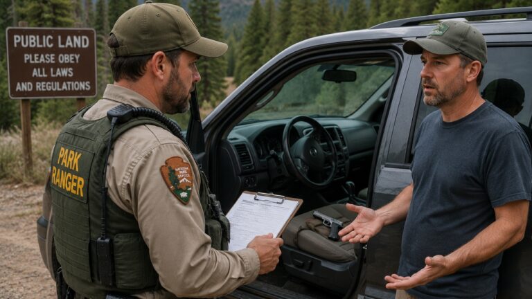 Park Ranger Finds a Loaded Firearm in a Vehicle and the Owner Has to Sort Out What Rules Apply on Public Land
