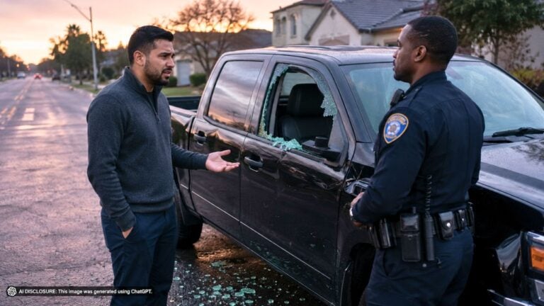 Thieves Smashed His Truck Window and Stole His Handgun Overnight — But Police Told Him There Was Nothing They Could Do About It