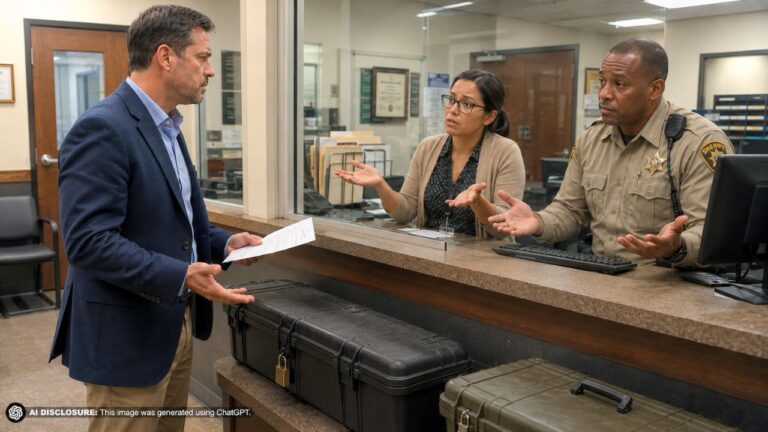 Protective Order Required Him to Hand Over All Firearms Within 24 Hours — But Nobody Could Tell Him Where to Take Them Legally