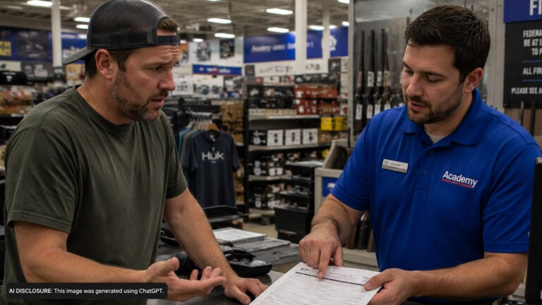 A Buyer Makes a Mistake on His ATF Form 4473 at Academy Sports — Then Learns He’s Delayed 30 Days, Not Denied