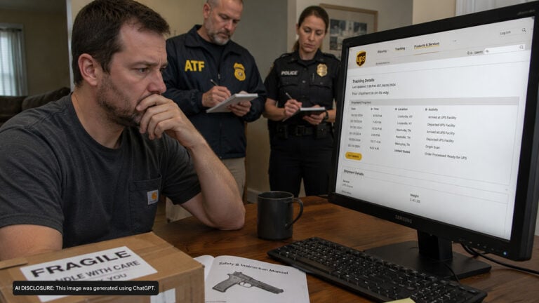 A Buyer’s Firearm Sits Stuck for Seven Days in UPS’s System, Then Vanishes — Then ATF and Police Get Pulled Into the Missing-Gun Case
