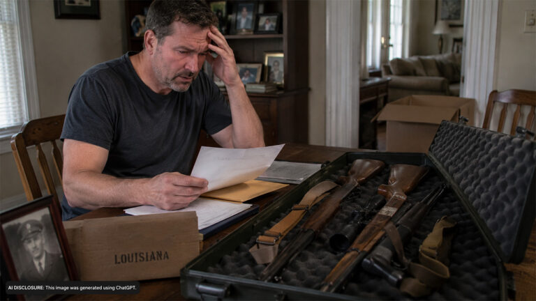 A California Man Inherited His Late Grandfather’s Rifles From Louisiana — Then Realized He Had No License To Own Them