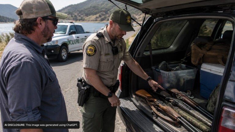 A California Park Ranger Searches a Man’s Car During a Fishing Check — Then Finds Improperly Stowed Firearms Inside