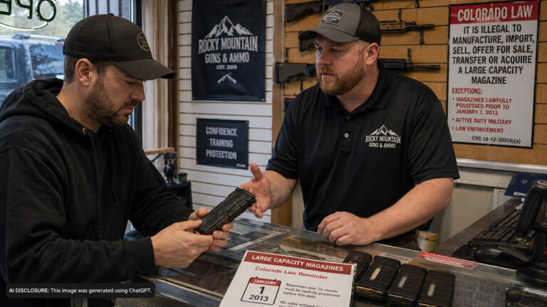 A Colorado Gun Store Sells a Customer Magazines Over the Legal Capacity — Then He Learns They Needed a Pre-2013 Date