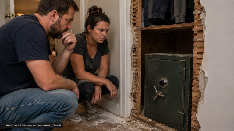 A Couple Renovating a Closet Finds a Hidden Safe the Home’s Seller Never Disclosed — Then Aren’t Sure It’s Even Legal to Open