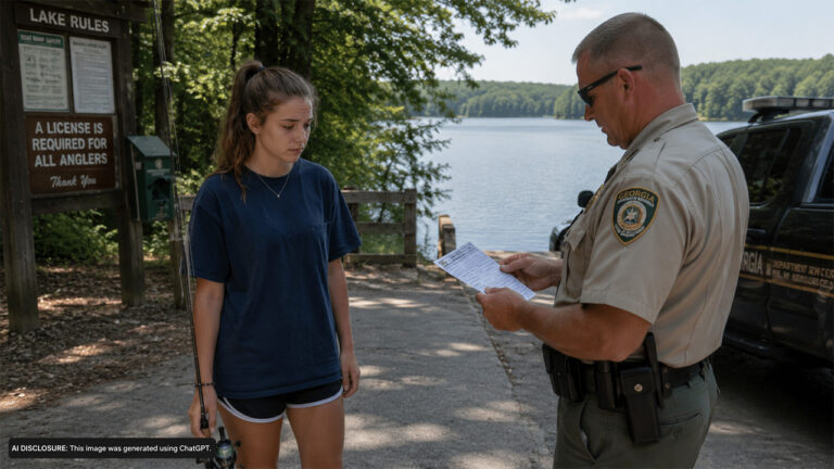 A Georgia Teenager Was Ticketed Her First Week Of Fishing For Not Having A License — Then Learned Minors Need One Too