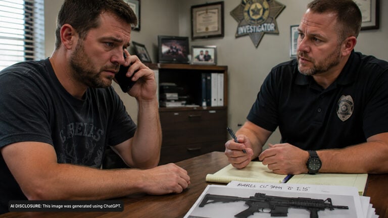 A Man Who Sold a Rifle Two Years Ago Gets a Call From an Investigator — Then Learns the Buyer Illegally Shortened the Barrel