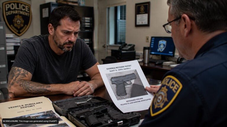 A Man’s Glock Is Recovered Four Years After It Was Stolen From His Truck — Then He Learns It Was Used in a Shooting