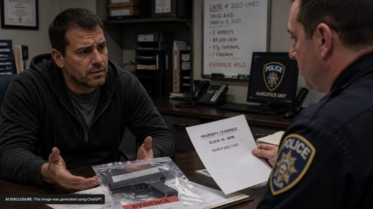 A Man’s Glock Is Stolen From His Car — Then Recovered Two Months Later in a Drug Raid and Held as Evidence for Two Years