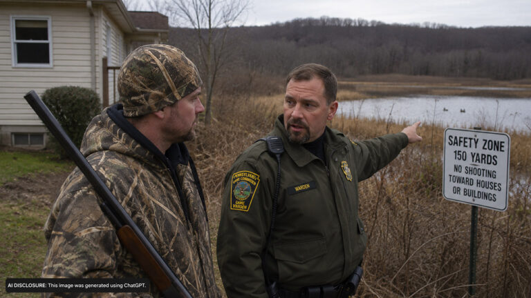 A Pennsylvania Hunter Fires at a Duck 75 Yards From a House — Then a Game Warden Confirms He Broke the Safety Zone Law