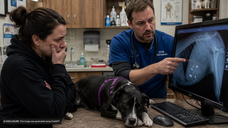 A Vet Takes X-Rays for an Unrelated Issue and Finds 10 BBs in a Woman’s Dog — Then She Fears a Neighbor Used Her for Target Practice