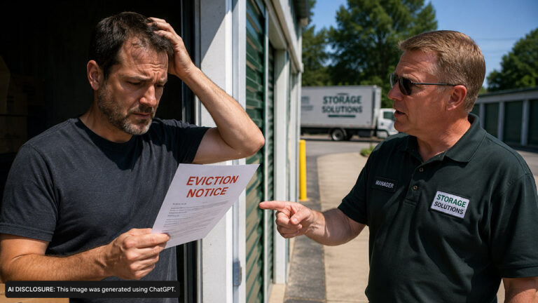 A Virginia Man Pays Off His Storage Unit Balance to Cancel a Scheduled Auction — Then the Facility Evicts Him Days Later