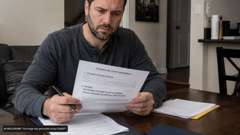 A Washington Tenant’s New Lease Bans Firearms Without Prior Approval — Then He Wonders if He Must Disclose What He Owns