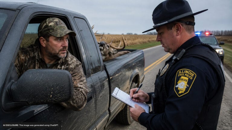 An Illinois Hunter Is Pulled Over With a Deer Visible in His Truck — Then Cited for an Unrelated Violation From Last Year Instead