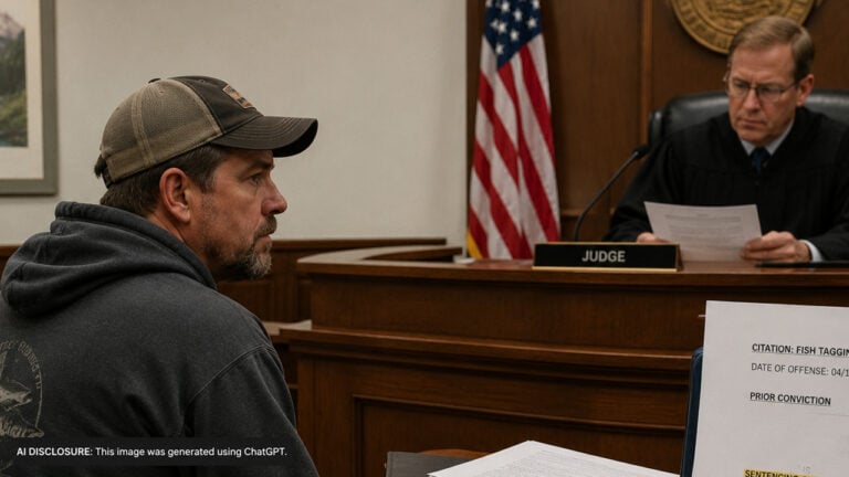 An Oregon Man Gets a Late Fish-Tagging Ticket — Then a Judge Suspends His License for 3 Years Citing a 1999 Charge