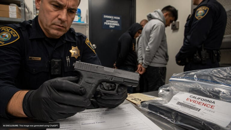 California Police Recover a Stolen Glock From Gang Members — But the Serial Number Had Been Filed Off Before It’s Returned