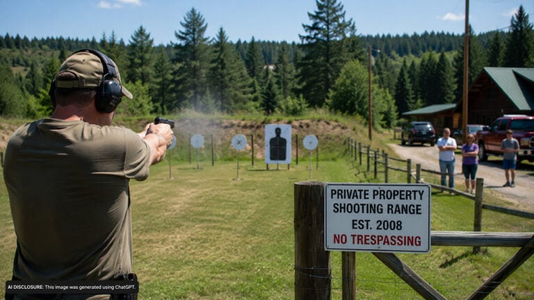 Man Fires a Home Range on His Own Land and Neighbors Call the Sheriff — But the County Confirms the Range Predates Every Complaint