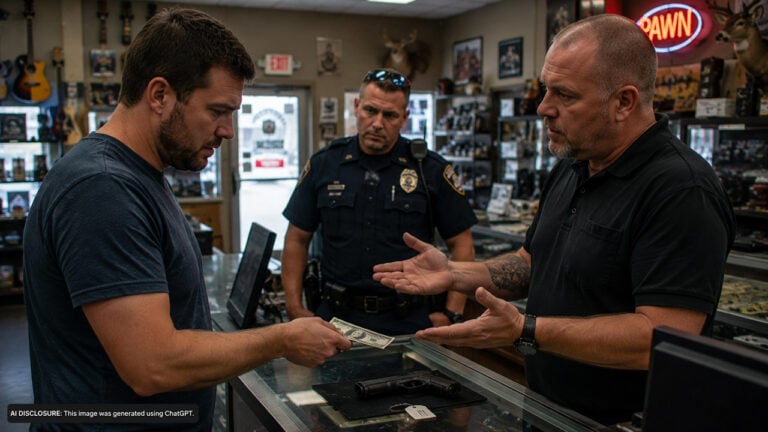 Man Sells a Pistol to a Pawn Shop Not Knowing It Was Stolen — Then Police Contact Him and the Shop Demands He Return the Cash