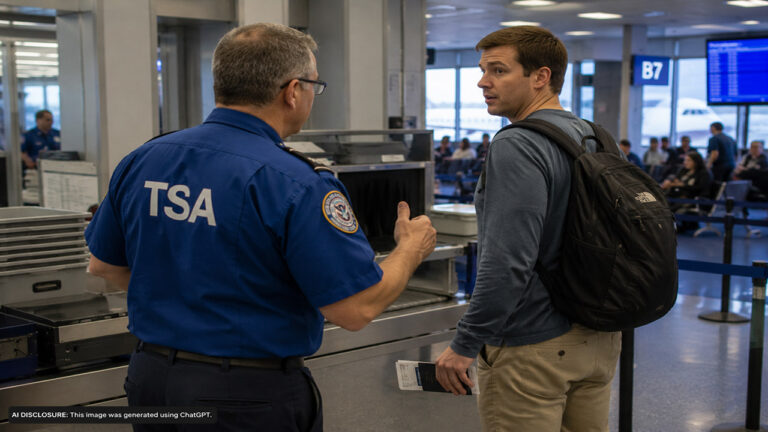 Traveler Accidentally Carries a Loaded Pistol Through TSA — Then the Agent Waves Him Through and He Only Realizes It at the Gate