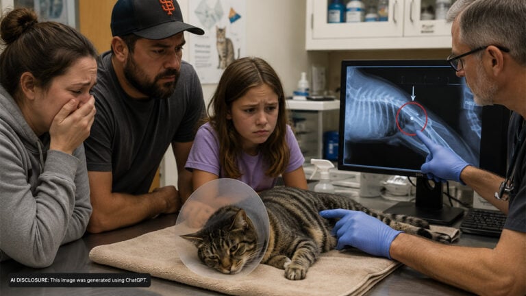 A California Family’s Cat Was Shot by a Neighbor’s Kid With a Pellet Gun — Then the Wound Turned Out to Be Life-Threatening