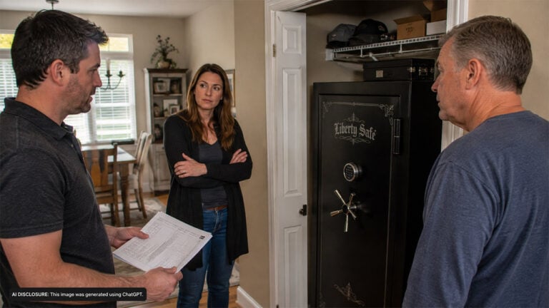 A California Home Buyer Closed Escrow With a Locked Gun Safe Left Behind — Then the Seller Took Weeks Past the Deadline to Retrieve It