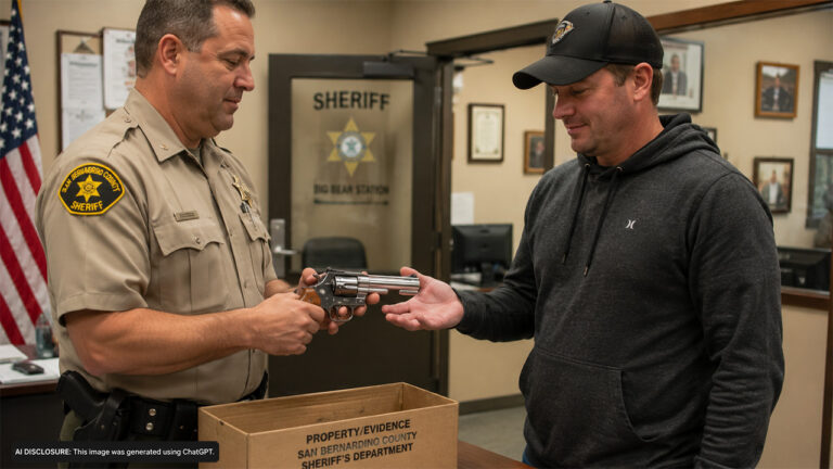 A Custom Revolver Is Stolen From a Truck in Big Bear, California, in 2018 — Then a Sheriff’s Notice Recovers It 2 Years Later