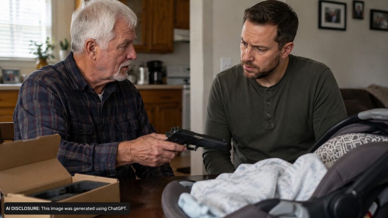 A Father-In-Law Gave His Son-In-Law A Handgun To Protect His New Baby — But The Family Later Realized It Was Likely Stolen