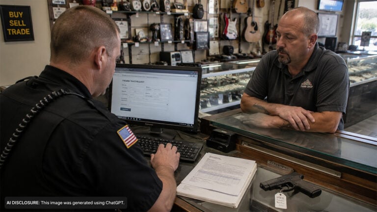 A Firearm Trace Request Before an Indiana Trial Found the Evidence Gun at a Pawn Shop — Then Police Charged the Town’s Own Chief