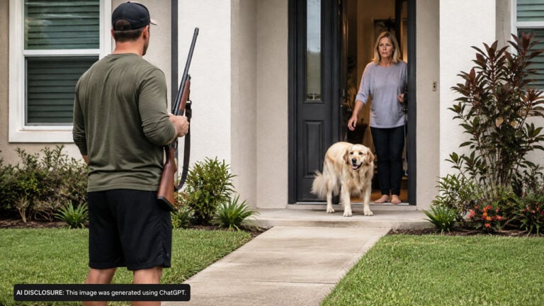 A Florida Dog Bit a Child and Was Already Back Inside Its Own Home — Then a Neighbor Walked In With a Rifle and Shot It