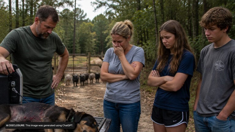 A Georgia Family’s Dog Chased a Neighbor’s Escaped Pigs Into the Woods — Then It Was Found Shot Twice With Birdshot
