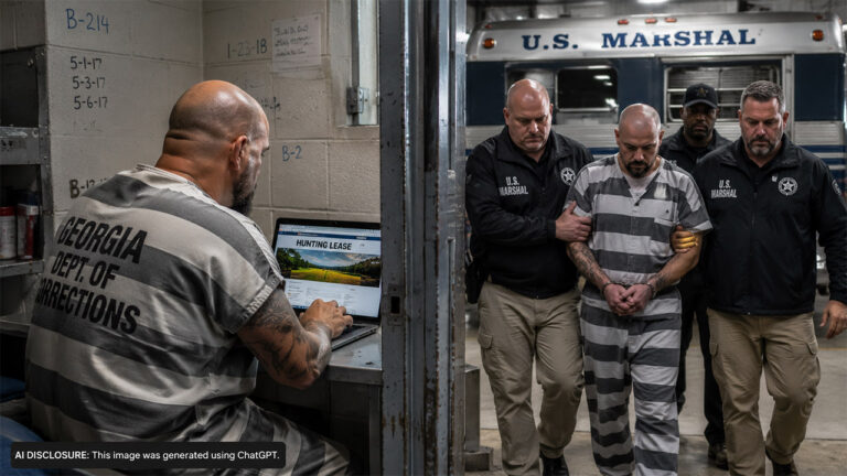 A Georgia Inmate Ran A Fake Florida Hunting Lease Scam From His Prison Cell — Then He Was Extradited On Four Felonies
