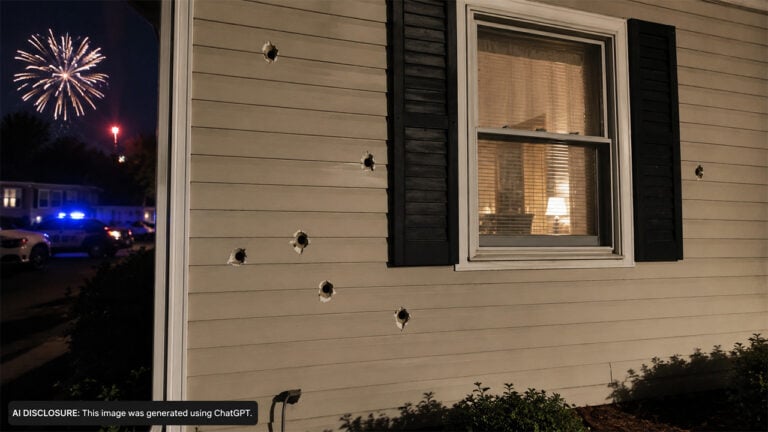 A Homeowner Thought Neighbors Were Lighting Fireworks On New Year’s Eve — Then Woke Up To Find 7 Bullet Holes Shot Through Their House