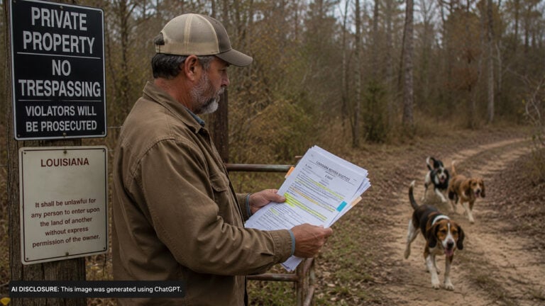 A Louisiana Landowner Deals With Loose Hunting Dogs Crossing His Property Every Year — But State Law Contradicts Itself on His Rights