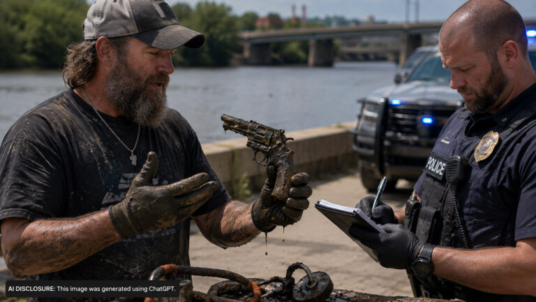A Magnet Fisherman Pulled A Gun From The River To Turn In — But His Old Drug Felony Means He Can’t Legally Even Touch It