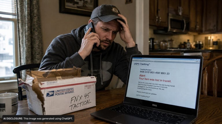 A Man Scored A Deal On An FNX 45 Tactical And Skipped The Shipping Insurance — Then USPS Lost The Package With His New Gun Inside
