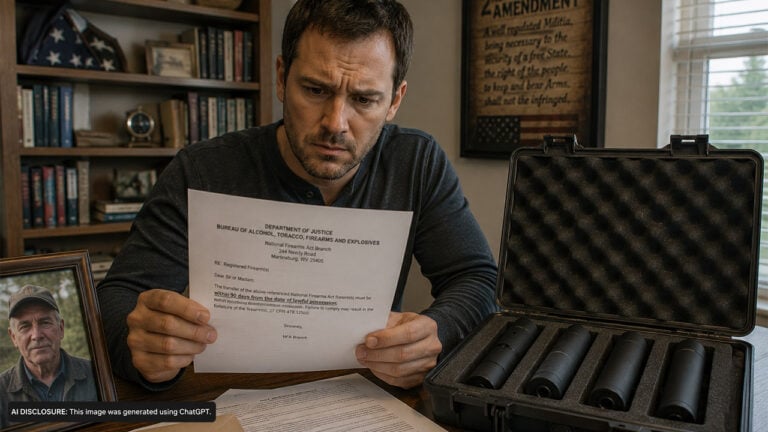 A Man’s Father Died Suddenly and Left Behind Four Registered Suppressors — Then He Learned He Had a Strict Deadline to Transfer Them