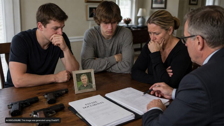 A Michigan Father Died Without a Will and Verbally Promised His Handguns to His Sons — Then His Widow’s Legal Claim Complicated It