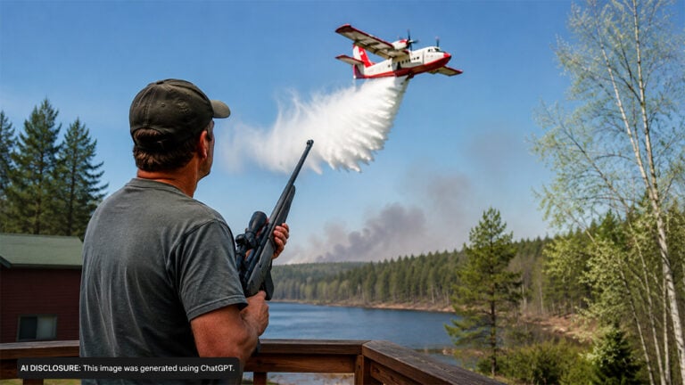 A Minnesota Man Fired His Rifle at a Wildfire-Fighting Aircraft Over St. Louis County — Then Claimed He Thought He Was Shooting Crows
