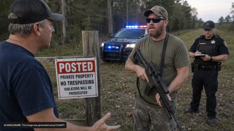 A Neighbor Trespassed Onto His Property Armed, Hunting for a Suspected Drone Operator — Then Police Called His Own Complaints Malicious